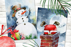 4 Christmas Cards