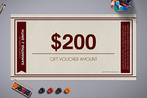 Multipurpose Retro Gift Voucher 01