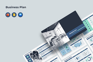 Business Plan Presentation, a Presentation Template by JetzTemplates
