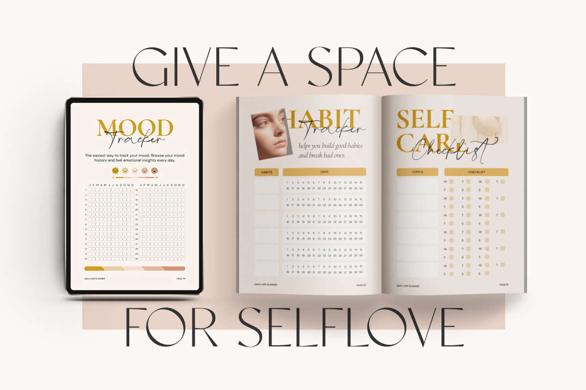 SALE 2024 Planner & Journal CANVA PS, a Magazine Template by Eviory (Photo 10 of 27)