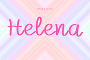 Helena Font, a Sans Serif Font by Cutie_Kate_Studio (Thumbnail 1 of 11)