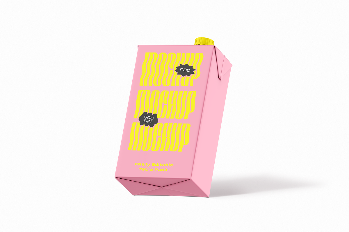 Tetra Pack Mockup – Large (1L), a Packaging Mockup by Mockupdaddy (Photo 6 of 11)