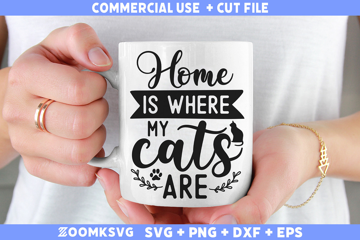 Cat SVG Bundle 20 Designs, an Illustration by ZoomkSVG (Photo 26 of 42)