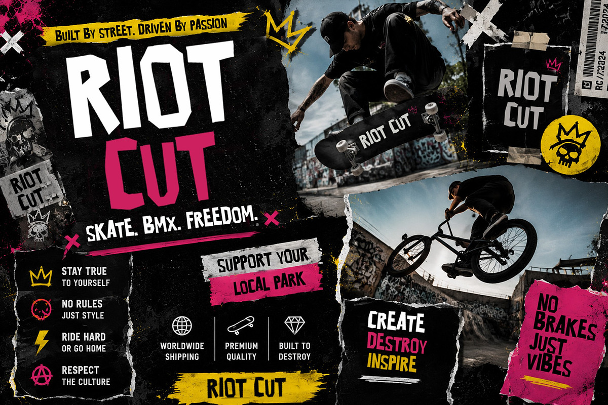 Riot Cut Brutalist, a Blackletter Font by Art StoreID (Photo 2 of 8)