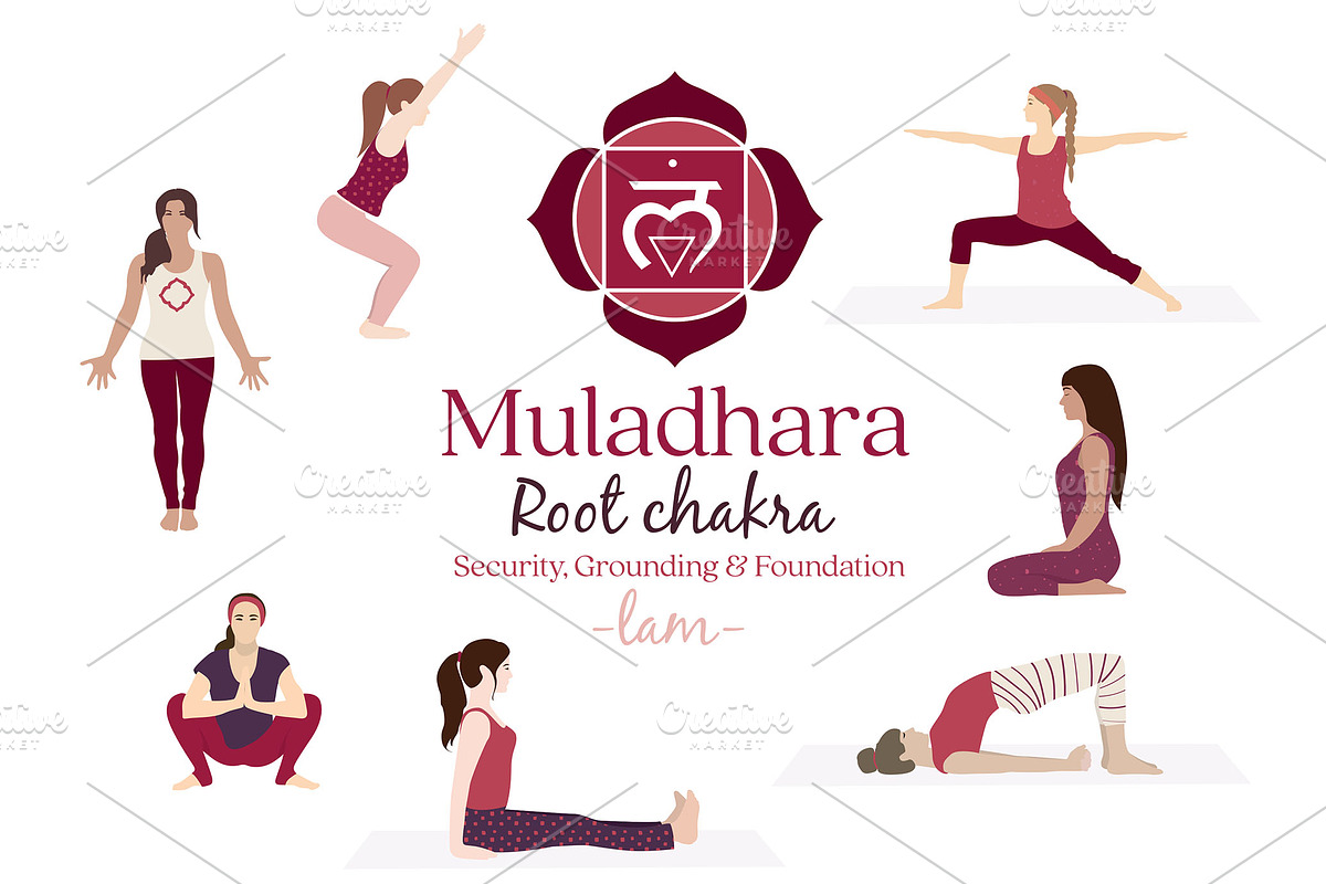 Big bundle of yoga postures, an Illustration by Sunnyfields (Photo 14 of 15)