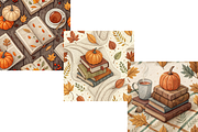 Autumn Book Cottagecore Patterns, a Pattern Graphic by FloridPrintables (Thumbnail 8 of 11)