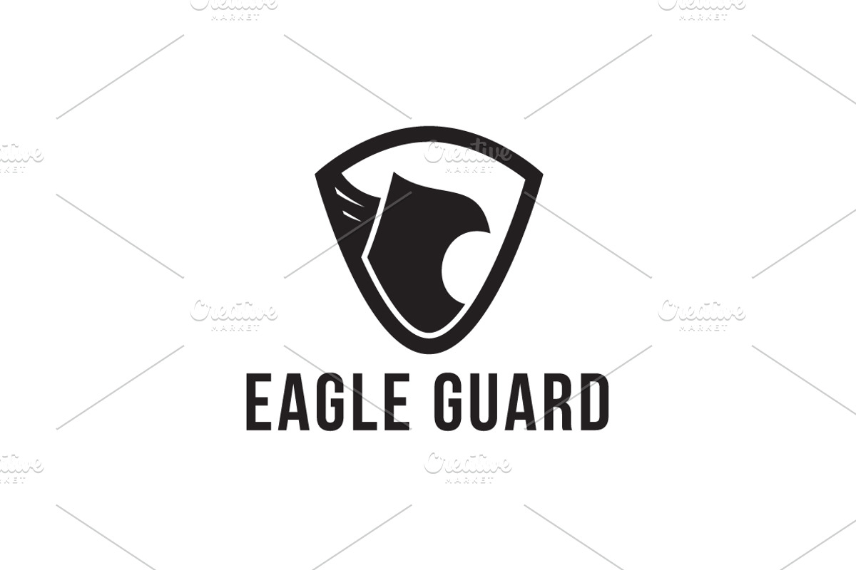 Eagle Guard Logo, a Branding & Logo Template by Sahade Studio