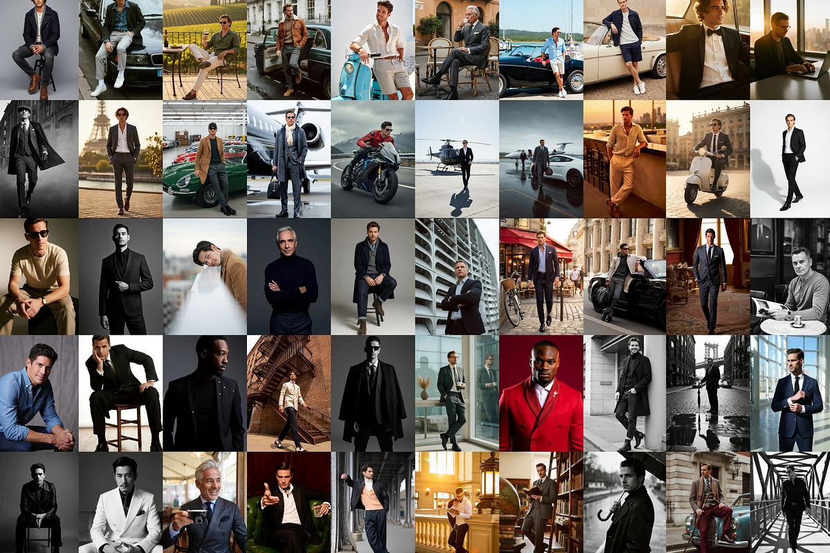 150 Men Fashion Editorial Prompts, a Person Photo by Selenique Studio (Photo 7 of 8)