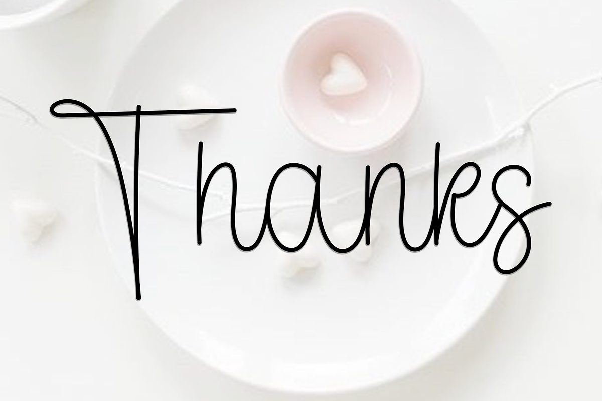 Birthday Thanksgiving, a Handwritten Font by FreshTypeINK (Photo 7 of 9)