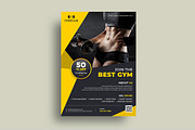 Fitness Flyer / Gym Flyer, a Flyer Template by CreativeZoom (Thumbnail 3 of 4)