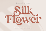 Silk Flower - Modern Serif, a Serif Font by Megi Satyo Widodo (Thumbnail 1 of 26)