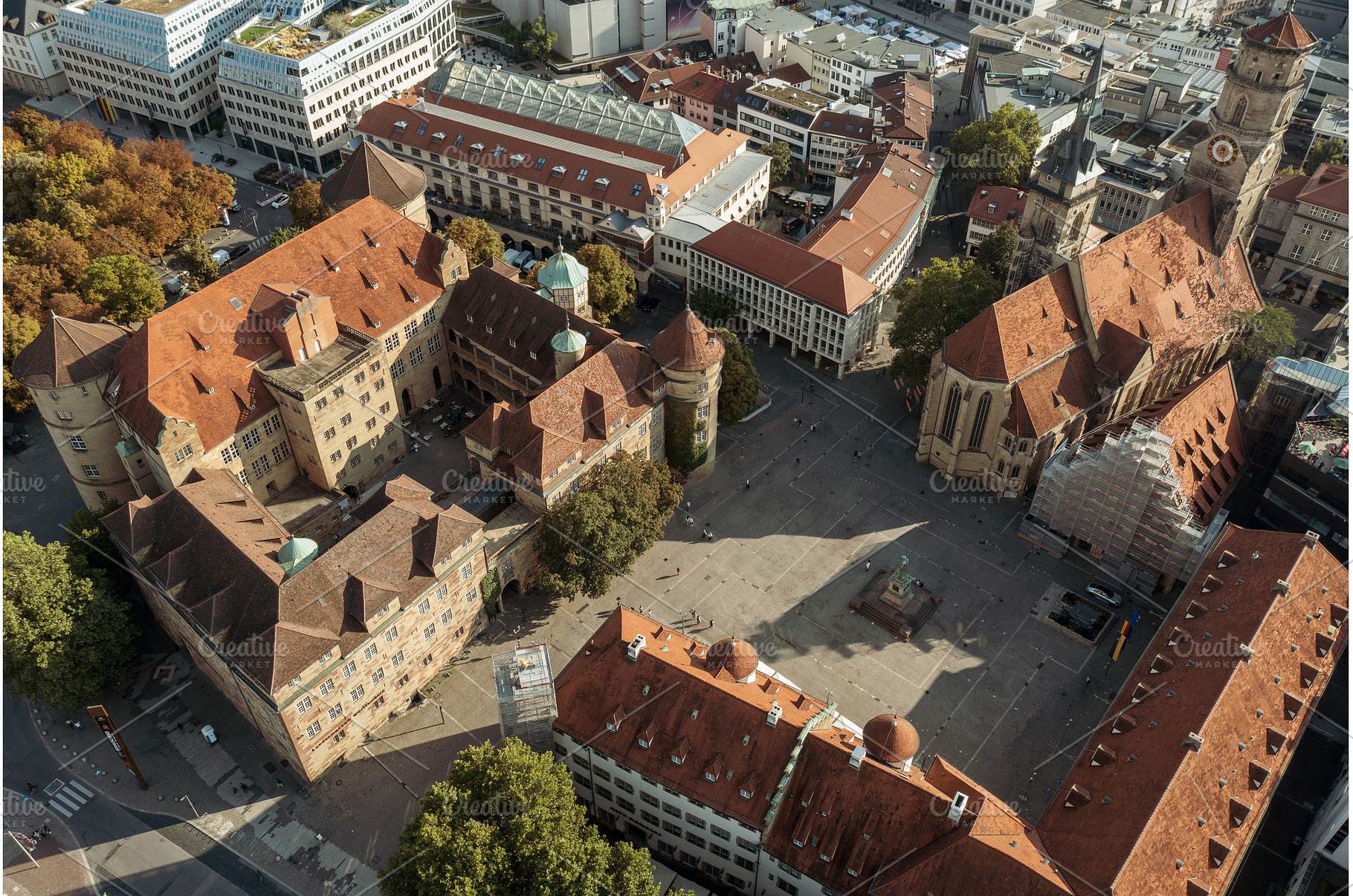 Stiftskirche church in Stuttgart, an Architecture Photo by Nature and travel