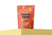 Plastic Stand-Up Pouch Mockup Set, a Packaging Mockup by pixelmock (Thumbnail 14 of 19)
