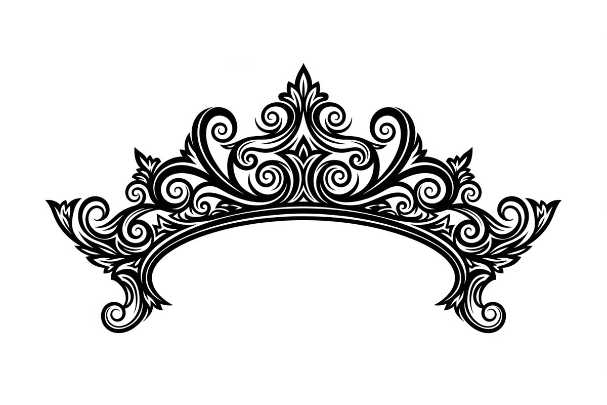 Vintage Crown Ornament Bundle, an Illustration by Designer_Momina (Photo 9 of 31)