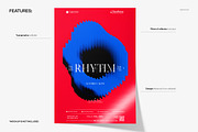 Electric Rhythm Sync Poster Template, a Poster Template by creatsy5 (Thumbnail 2 of 4)