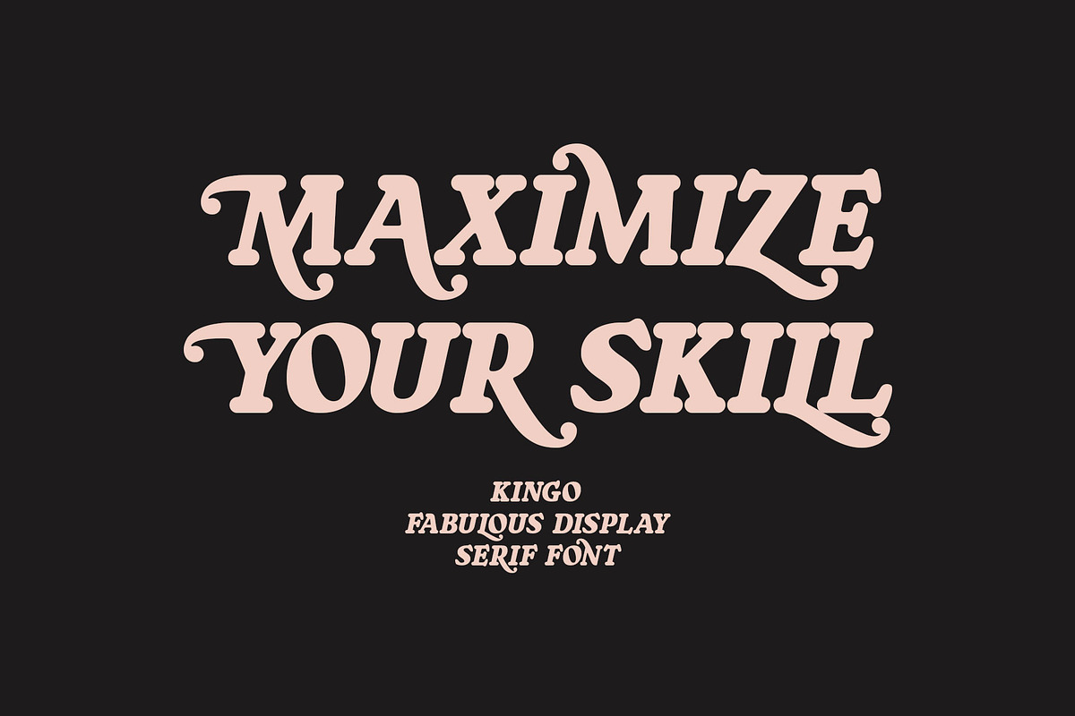 Kingo, a Serif Font by Omotu Studio (Photo 16 of 19)