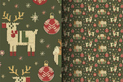 Christmas Ugly Seamless Pattern, a Pattern Graphic by DIYnArtShop (Thumbnail 3 of 11)