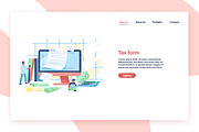 Tax form, a Work Illustration by Good Studio (Thumbnail 1 of 3)