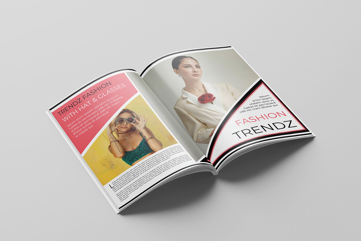 Fashion Magazine Template, a Brochure Template by Template Shop (Photo 8 of 22)