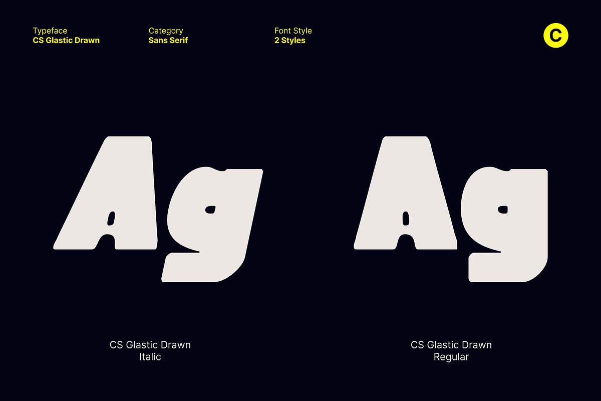 CS Glastic Drawn, a Sans Serif Font by Craft Supply Co. (Photo 4 of 8)