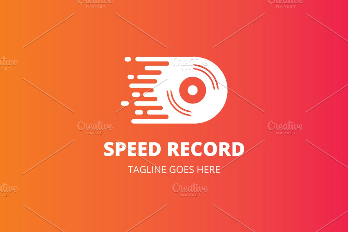 Speed Record Logo, a Branding & Logo Template by Brahmma (Photo 3 of 3)