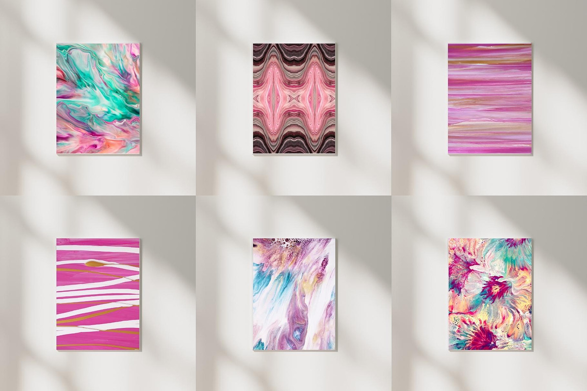 Photo Bundle of Abstract Paintings, a Wallpaper Photo by Susan Wilkinson (Photo 9 of 14)