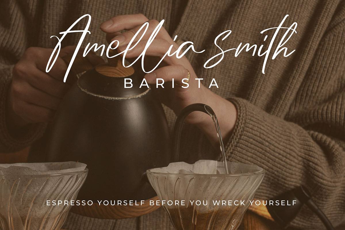 Restacy Modern Handwritten Font, a Handwritten Font by RantautypeStudio (Photo 17 of 19)