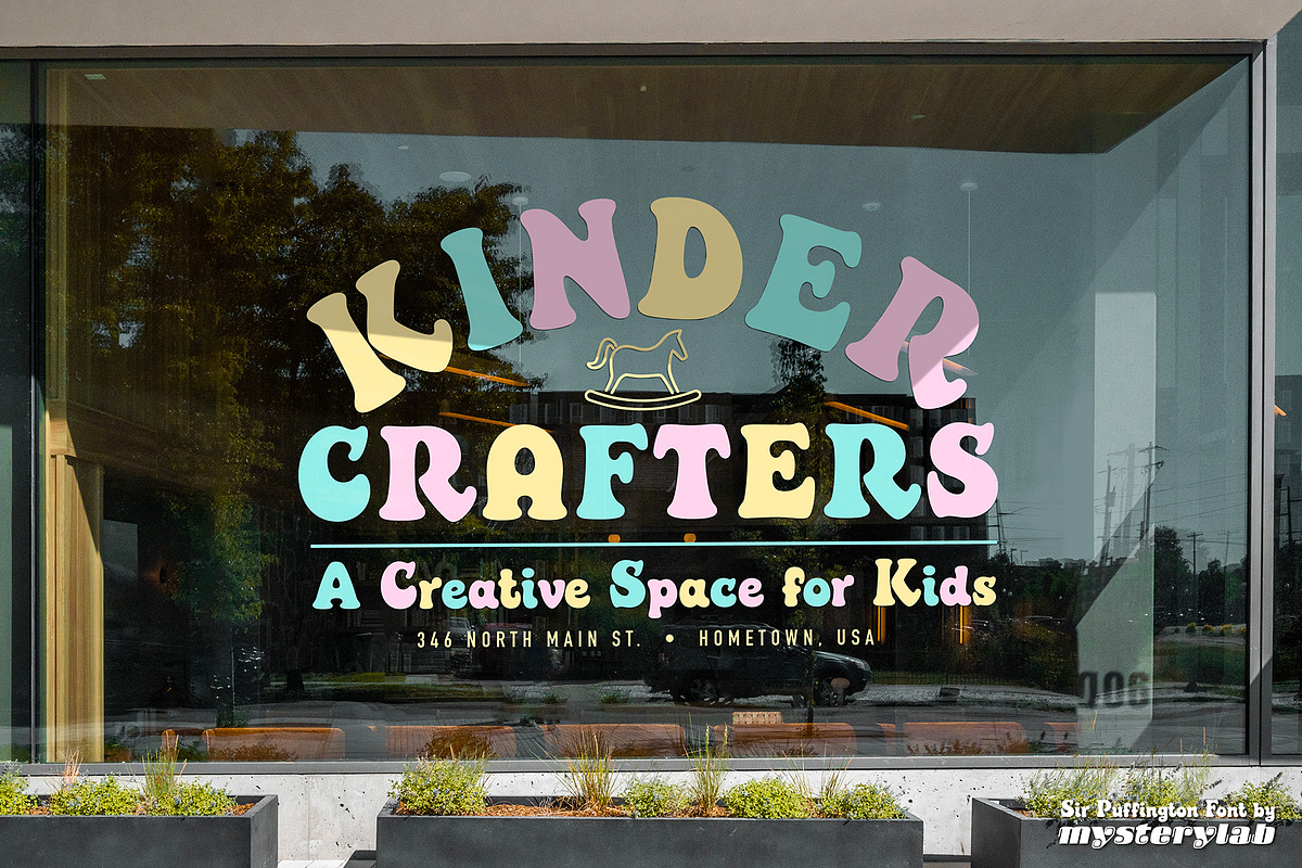 Sir Puffington Font, a Serif Font by Mysterylab Designs (Photo 7 of 8)