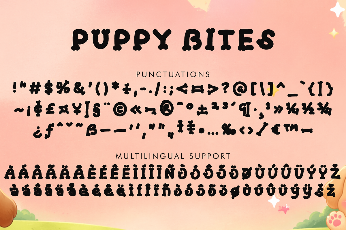 Puffy Bites, a Handwritten Font by Yoga Letter (Photo 4 of 5)