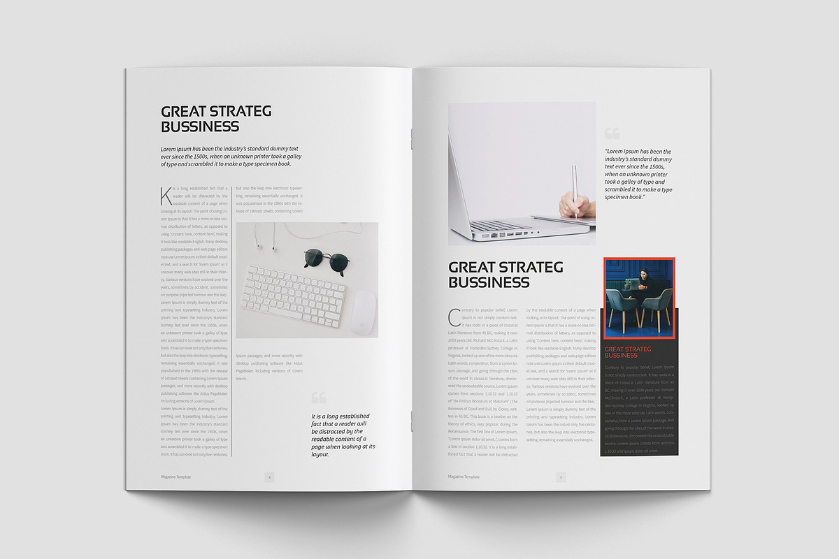 Fantasy Magazine Template, a Magazine Template by Amit Debnath (Photo 3 of 15)