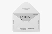 Realistic Invitation Card Mockup, a Product Mockup by graphypix (Thumbnail 4 of 4)