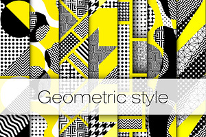 10 Seamless Geometric Patterns