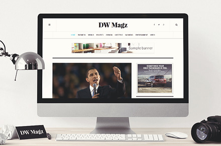 WordPress Magazine Theme: DW Magz