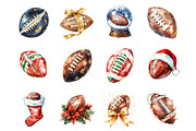 Christmas Football, an Illustration by Design Market (Thumbnail 3 of 3)