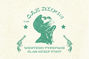 Cask Wall | A Western Font, a Slab Serif Font by ClevUs (Thumbnail 3 of 12)
