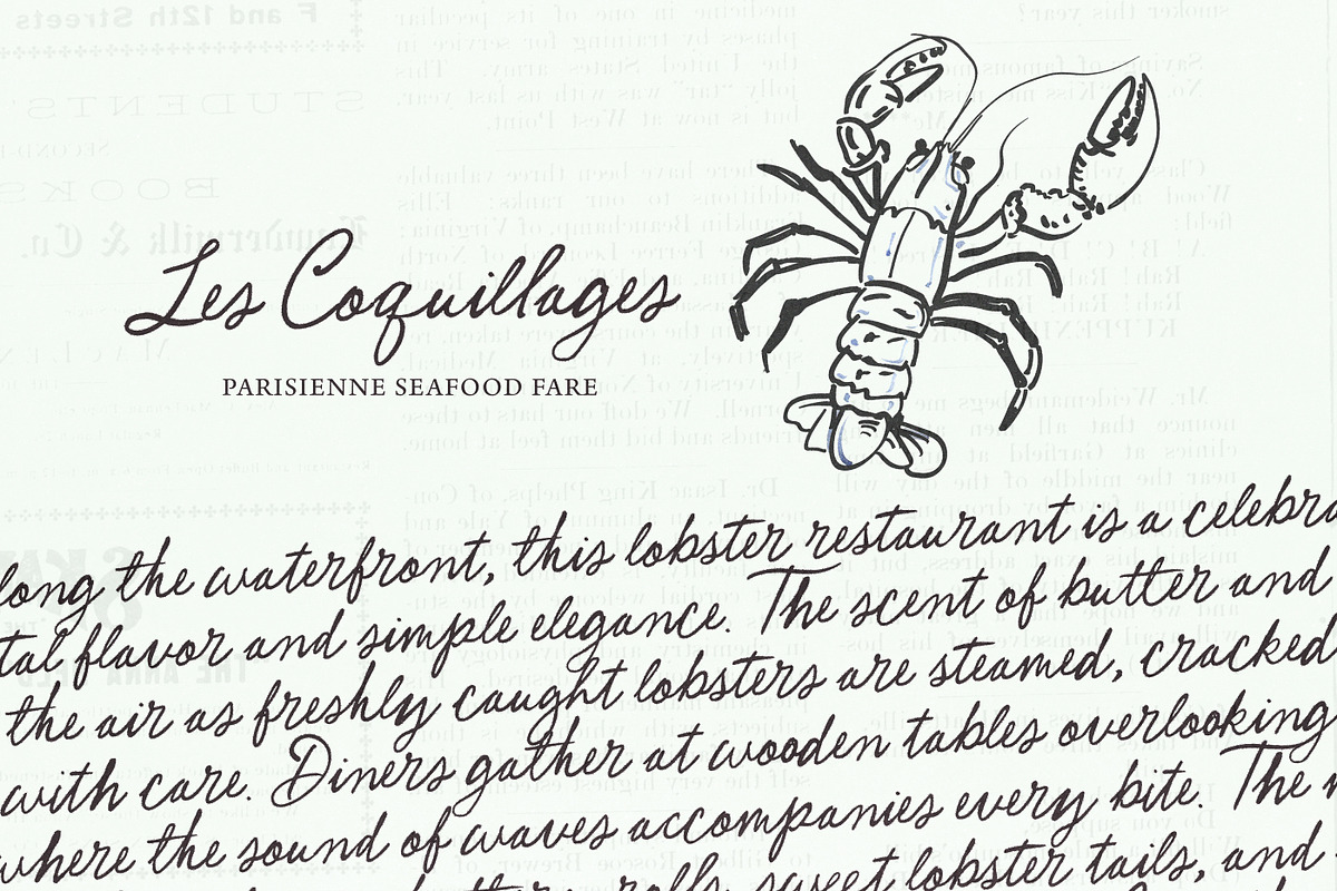 Postcards from Napoli Script, a Font by Nicky Laatz (Photo 30 of 36)