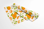 Orange Seamless Pattern, a Pattern Graphic by wind mill (Thumbnail 4 of 4)