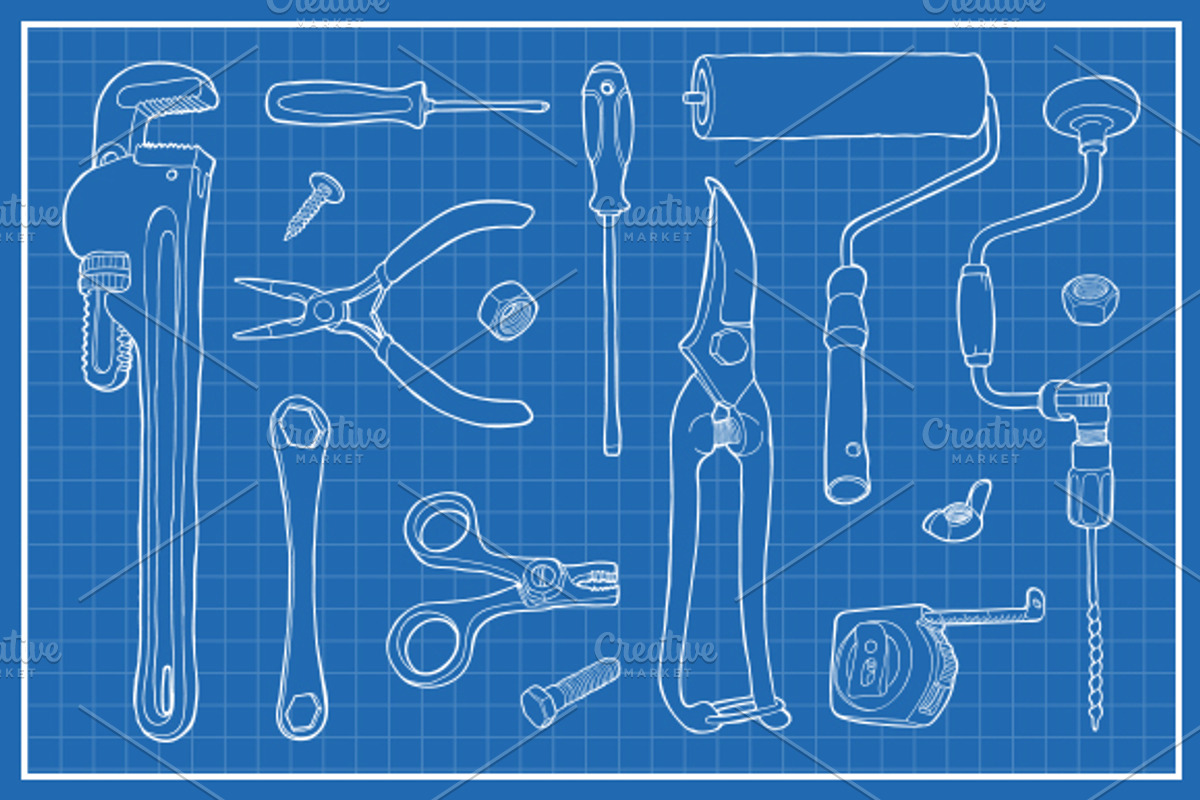 Under Construction Tools Pack, an Illustration by Mantas Bac (Photo 2 of 3)