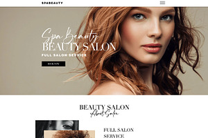 Wix Hair Beauty Salon Template