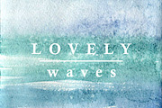 Waves watercolor texture, a Texture Graphic by Inna Vinchenko Designs (Thumbnail 1 of 2)