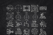 Procreate astrology brushes - stamps, a Brush Add-On by Endete & Mazak brushes (Thumbnail 8 of 10)