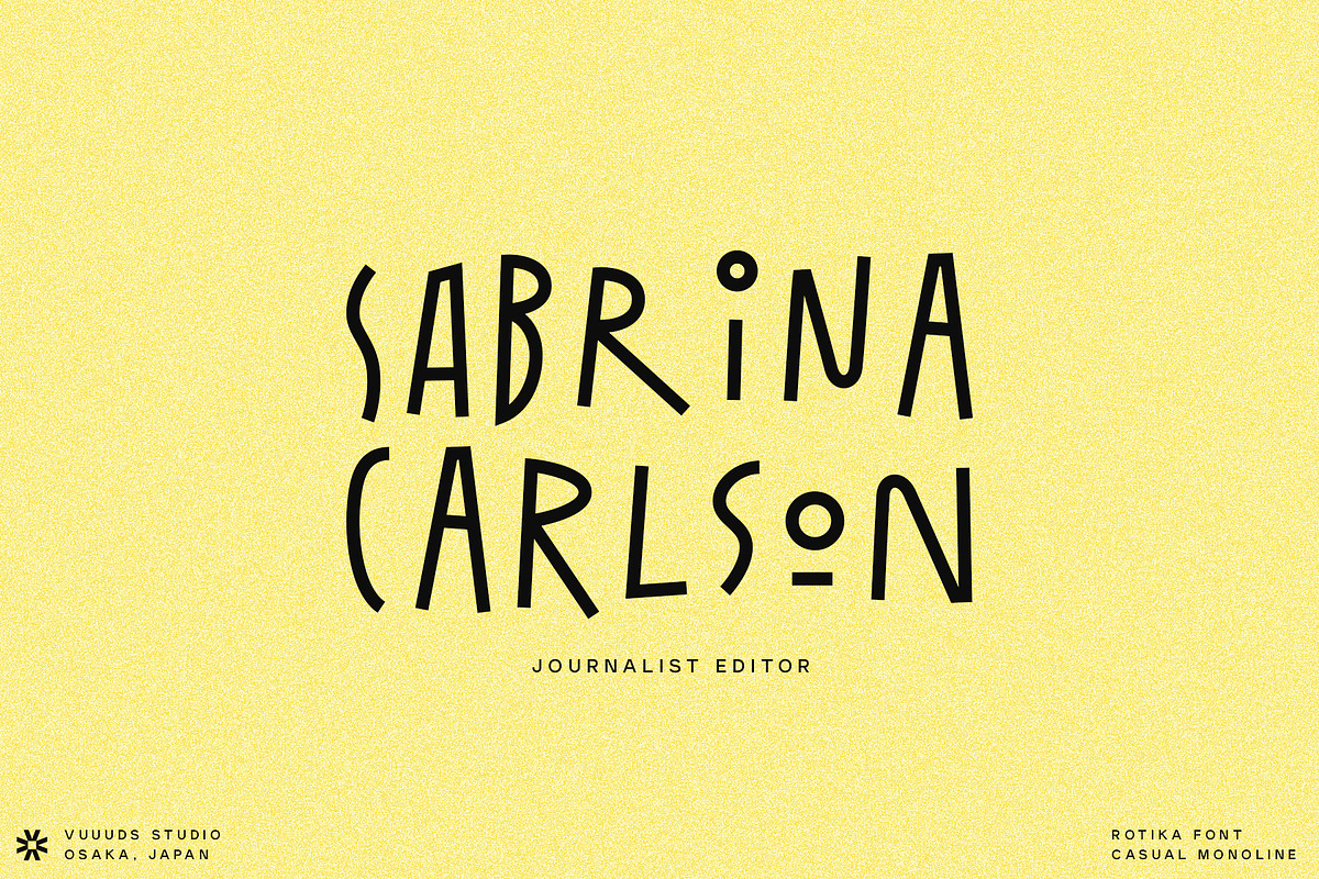 Rotika, a Sans Serif Font by vuuuds (Photo 9 of 11)