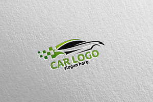 Car Logo For Sport, Rent Or Mechanic