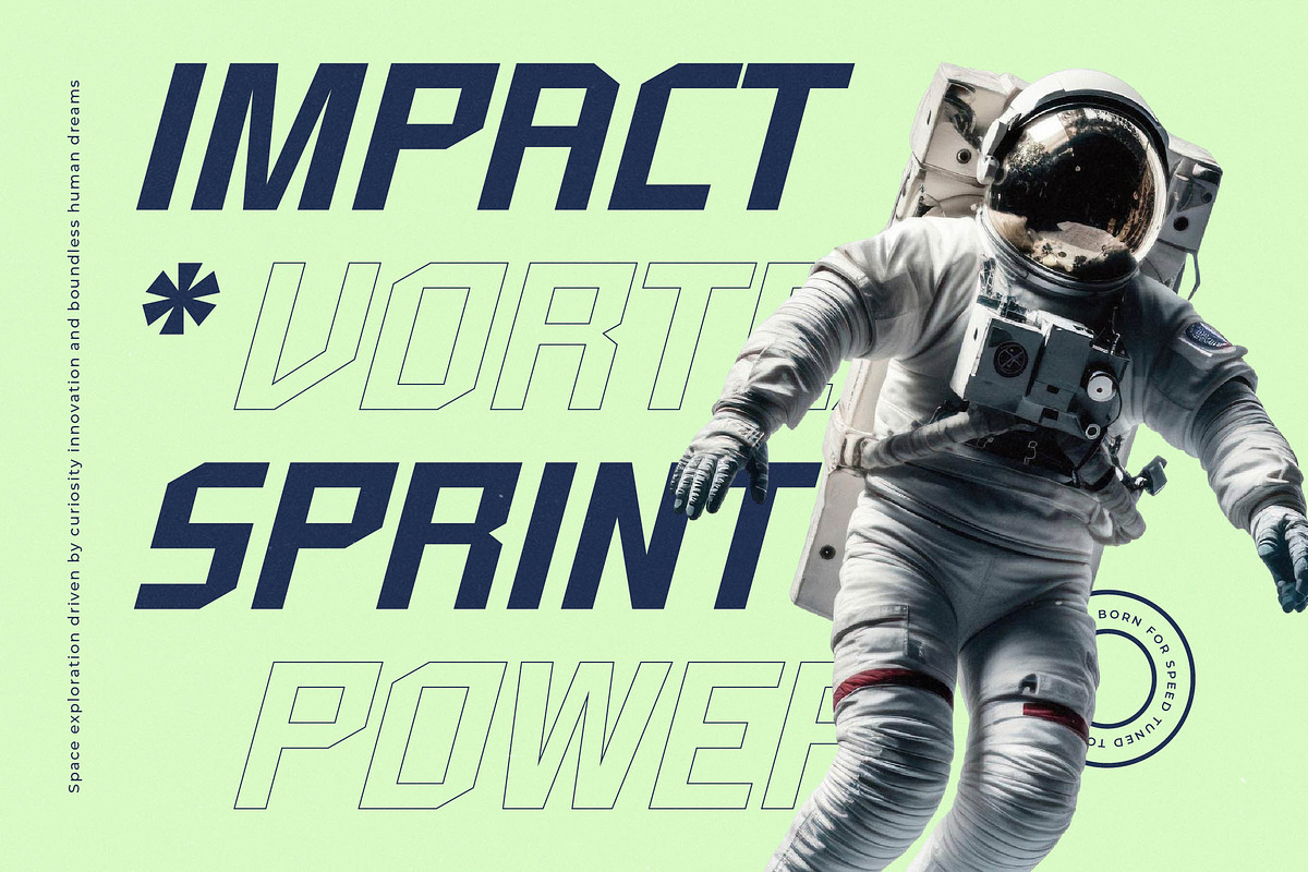 Menscity Futuristic Sporty Sans, a Sans Serif Font by timelesstype.co (Photo 6 of 20)