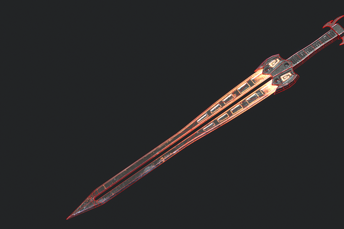 5 Fantasy Stylish Sword -PBR-, an Object 3D Model by TFE Game Art (Photo 6 of 15)