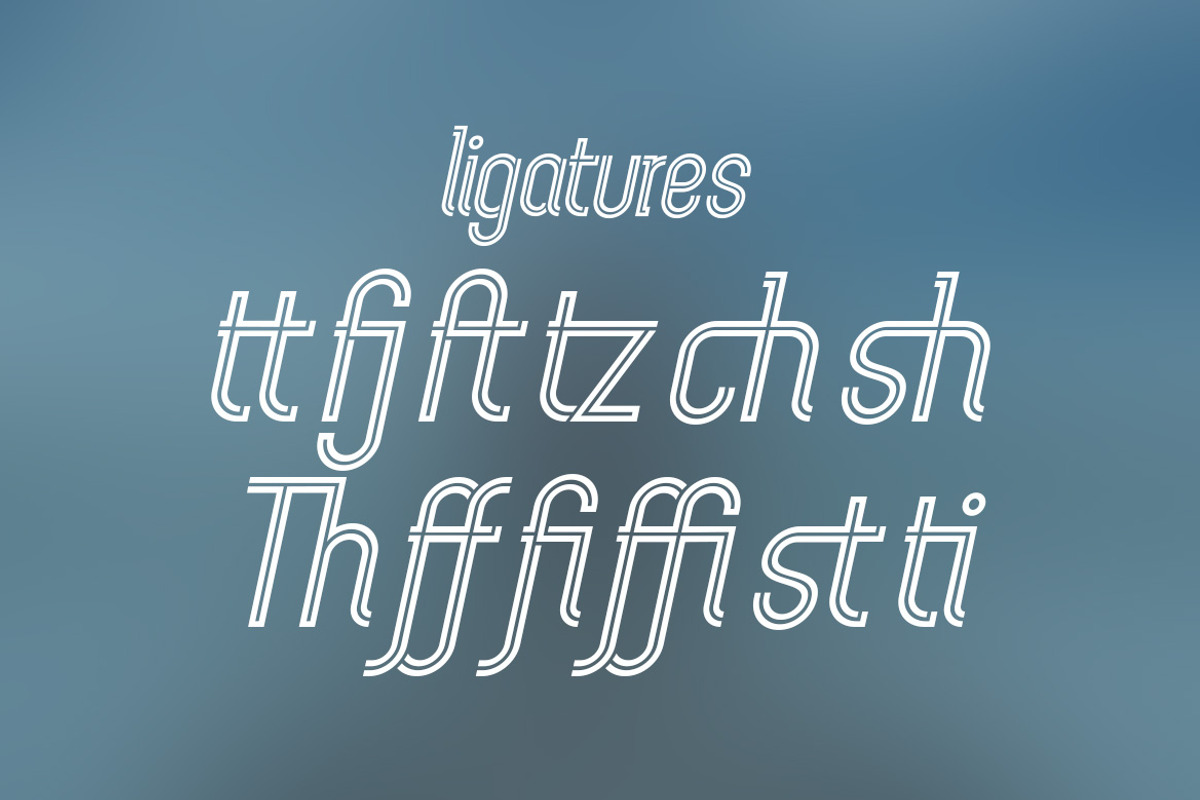 Chokana Light Italic, a Sans Serif Font by NREY (Photo 6 of 7)
