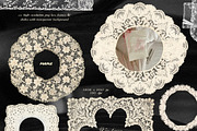 Vintage Lace Frames & Doilies, an Object Graphic by Purple (Thumbnail 7 of 14)