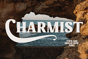 Charmist – Thick And Unique Serif, a Serif Font by Prioritype Co (Thumbnail 1 of 11)