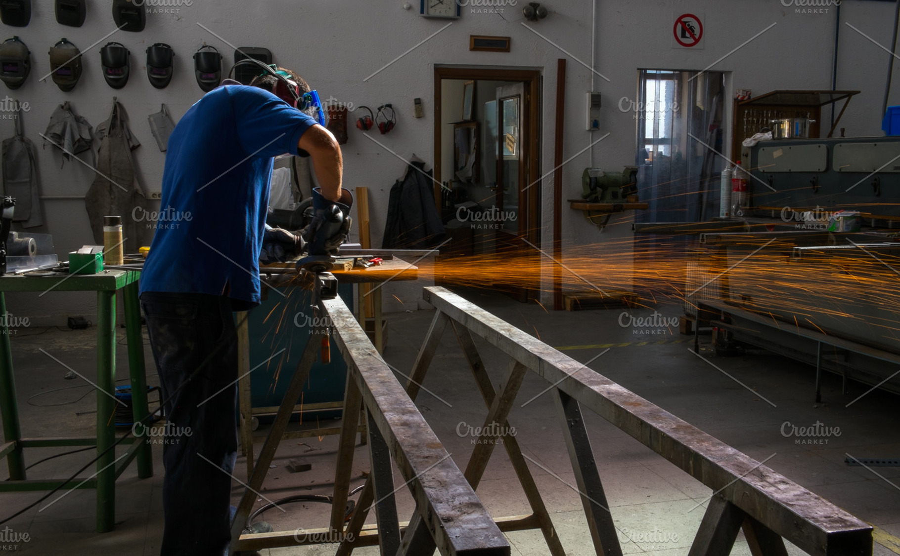 Wheel grinding containing steel, technology, and welding, an Industrial Photo by Nacroba