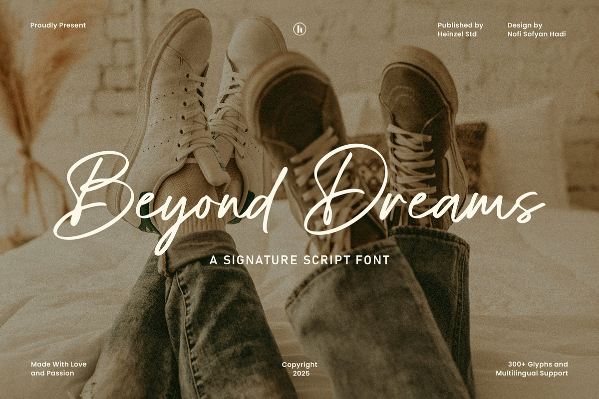 Beyond Dreams Signature Script Font, a Script Font by Heinzel Std (Photo 17 of 17)